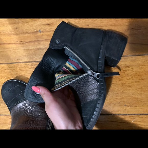 felmini falling in love boots black metallic booties - Picture 12 of 12